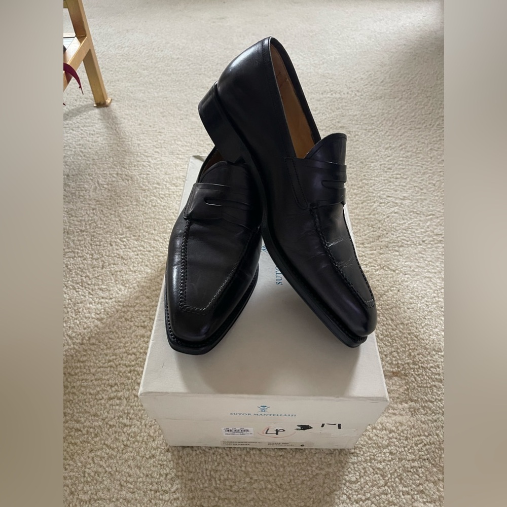Sutor Mantellassi Master Crust loafers. Original Box.